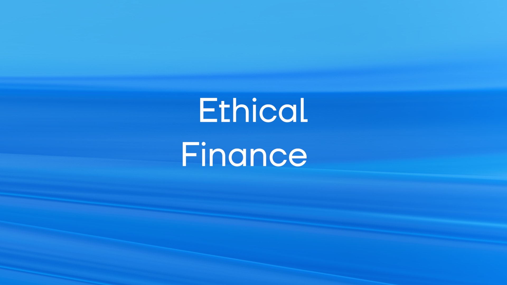 Sustainable Finance by Choice or By Decree?